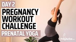 Pregnancy Yoga Workout Day 2 (Prenatal Yoga Challenge)